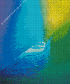 Aesthetic Colorful Waves Diamond Paintings