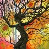 Aesthetic Female Tree Diamond Paintings