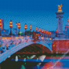 Aesthetic Paris Bridge France Diamond Paintings