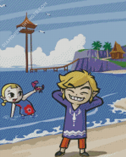 Aesthetic Windwaker Diamond Paintings