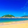 Beautiful Beach In Donostia San Sebastian Diamond Paintings