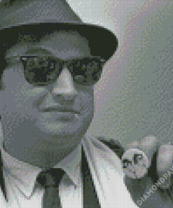 Black And White Comedian Belushi Diamond Paintings