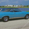 Blue Pontiac GTO Diamond Paintings