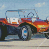 Brown Beach Buggy Diamond Paintings