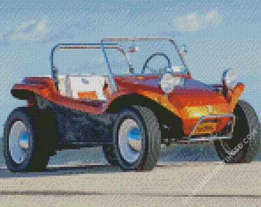 Brown Beach Buggy Diamond Paintings