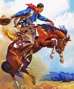 Bucking Bronco Diamond Paintings