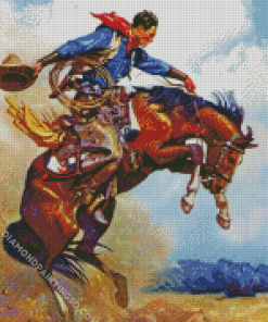 Bucking Bronco Diamond Paintings