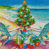 Christmas On The Beach Diamond Paintings