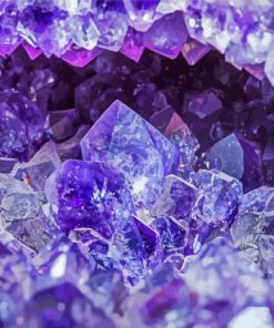 Close Up Amethyst Diamond Paintings