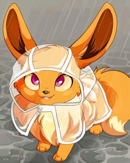 Cute Anime Eevee Pokemon Diamond Paintings