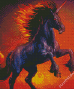 Demon Unicorn Diamond Paintings