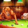 Dogs Playing Diamond Paintings