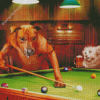 Dogs Playing Diamond Paintings