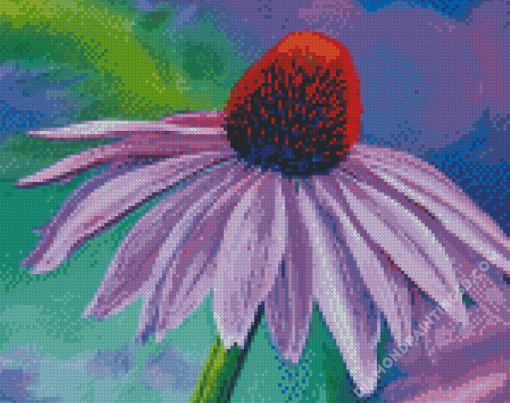 Echinacea Flower Diamond Paintings