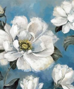 Gardenia Flowers Diamond Paintings