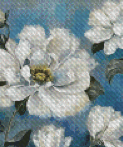 Gardenia Flowers Diamond Paintings