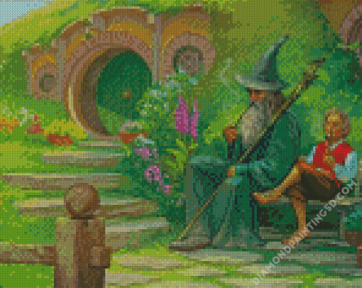 Hobbit Bagend Illustration Diamond Paintings