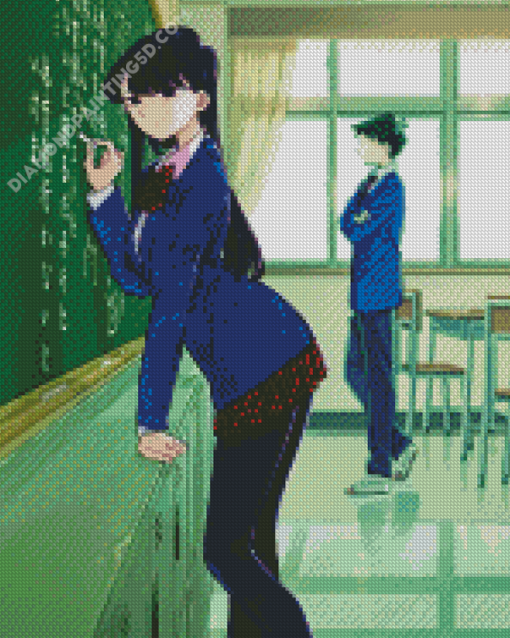 Komi Cant Communicate Manga Diamond Paintings