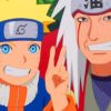 Master Jiraiya And Naruto Diamond Paintings