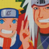 Master Jiraiya And Naruto Diamond Paintings