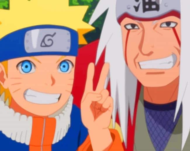 Master Jiraiya And Naruto Diamond Paintings