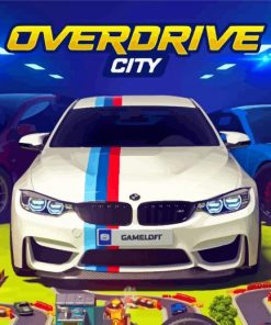 Overdrive City Car Game Diamond Paintings