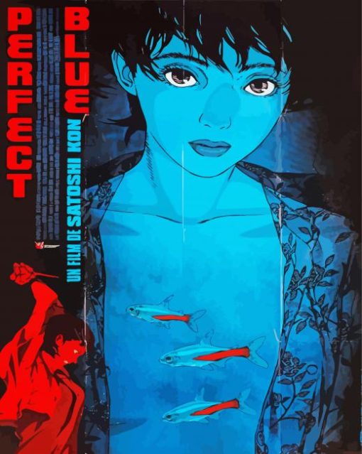 Perfect Blue Poster Diamond Paintings