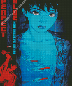 Perfect Blue Poster Diamond Paintings