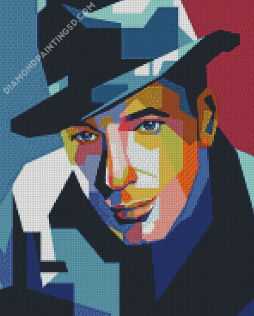 Pop Art Humphrey Bogart Diamond Paintings