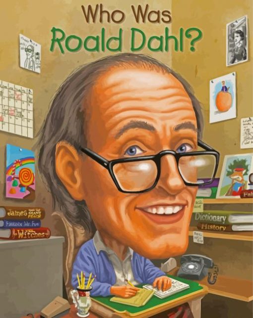 Roald Dahl Poster Art Diamond Paintings