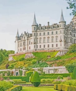 Scotland Dunrobin Castle Diamond Paintings