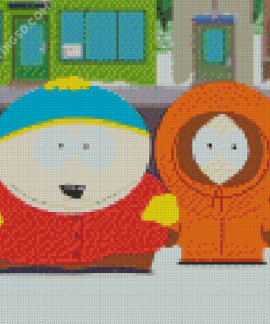 Southpark Cartoon Cartman Diamond Paintings