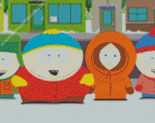 Southpark Cartoon Cartman Diamond Paintings