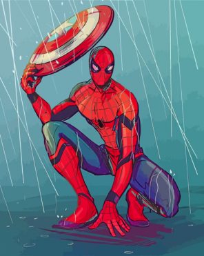 Spider Man Civil War Art Diamond Paintings