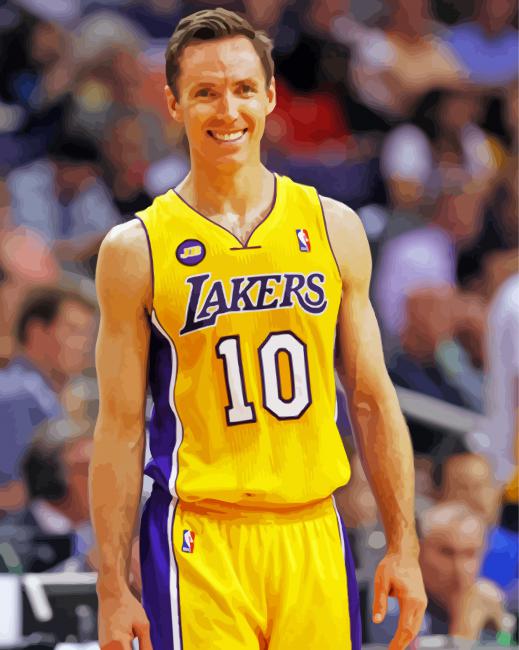 Steve Nash Lakers Player Diamond Paintings