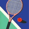 Tennis Ball And Racket Diamond Paintings