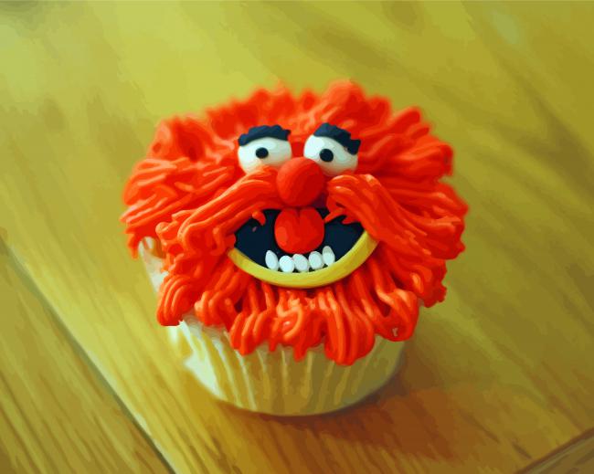 The Muppets Animal Cupcake Diamond Paintings