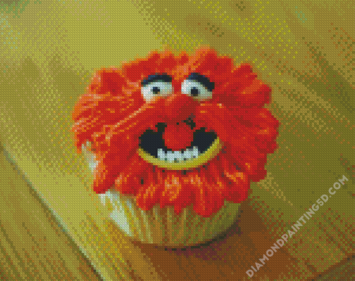 The Muppets Animal Cupcake Diamond Paintings