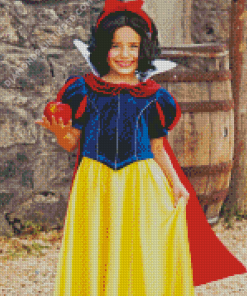 Toddler Disney Snow White Costume Diamond Paintings