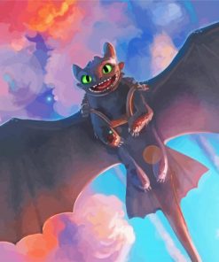 Toothless Night Fury Diamond Paintings