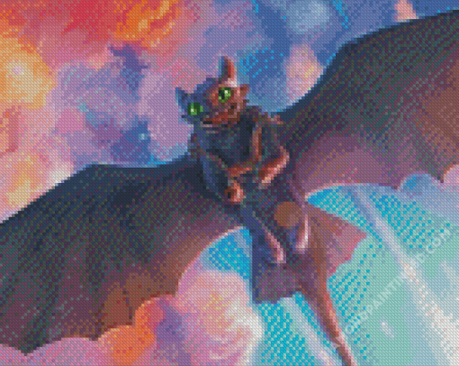 Toothless Night Fury Diamond Paintings