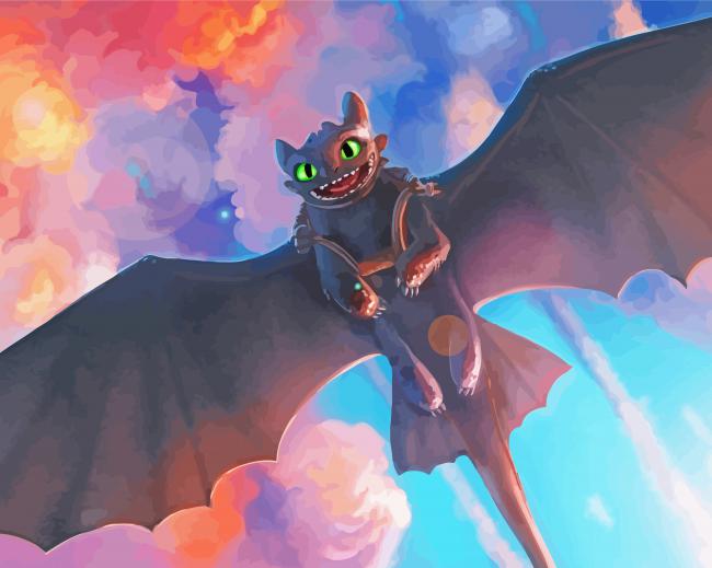 Toothless Night Fury Diamond Paintings