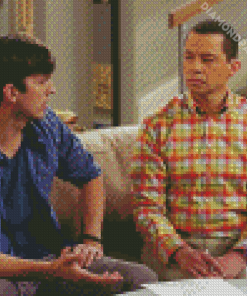 Two And Half Men Diamond Paintings