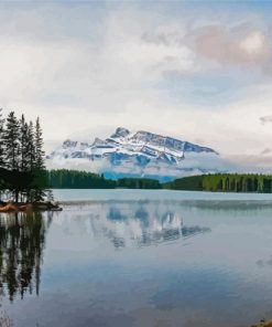 Two Jack Lake In Canada Diamond Paintings