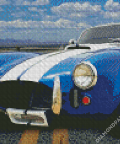 UCC Blue Roadster Diamond Paintings