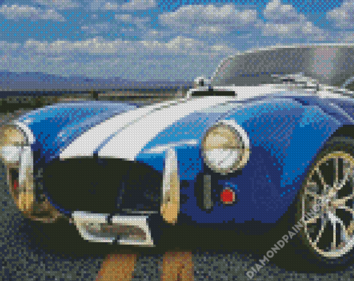 UCC Blue Roadster Diamond Paintings