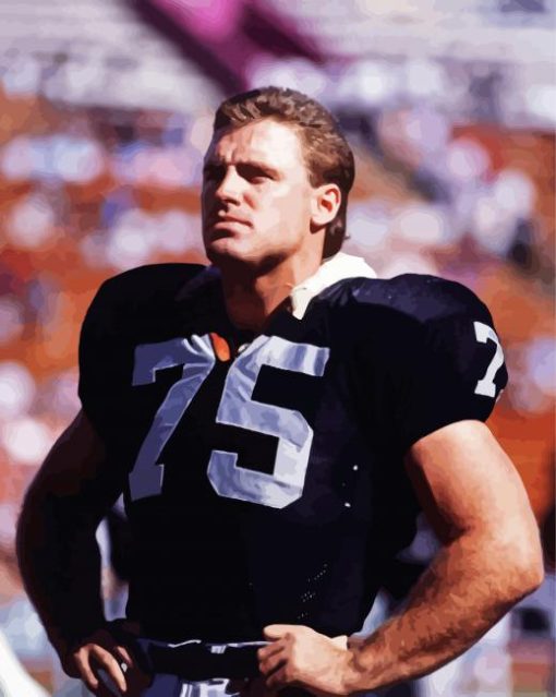 Vintage Howie Long Diamond Paintings