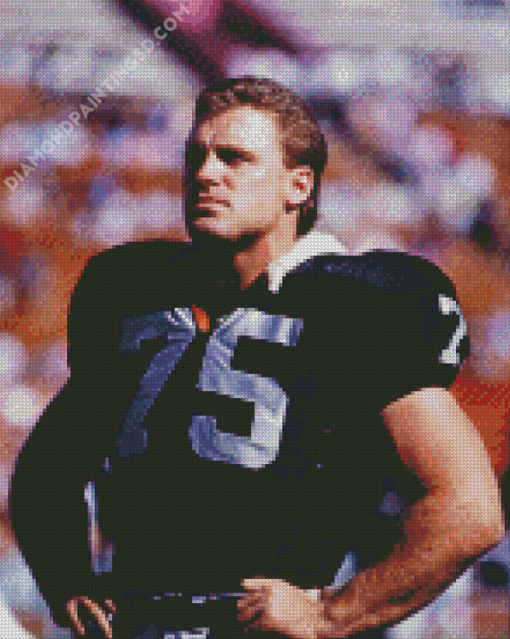 Vintage Howie Long Diamond Paintings