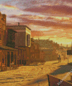 Western Sunset Diamond Paintings