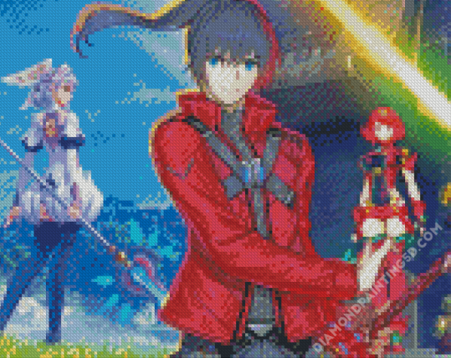 Xenoblade Chronicles Characters Diamond Paintings